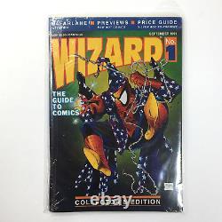 Vintage 1991 Wizard Magazine #1 Todd Mcfarlane Spiderman Couver Comic Guide Des Prix