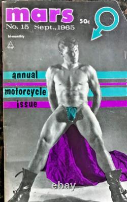 Vintage Mars n°15 sept. 1965 Magazine de photographie et d'art physique classique gay