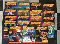 Vintage Nintendo Puissance Magazines Lot De 21, 1988-1991 Vg, G Et F Condition