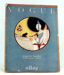 Vogue Magazine Lingerie Numéro 1 Janvier 1917 Art Couverture Par Claire Avery Fashion