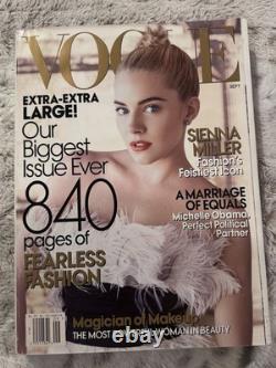 Vogue Magazine Septembre 2007 Sienna Miller Anna Wintour Mario Testino 840 pages