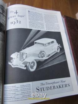Volume Relié de TIME Magazine Avril-Juin 1932 Rare Original
