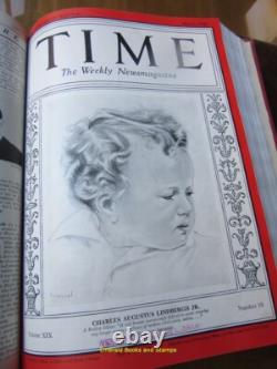 Volume Relié de TIME Magazine Avril-Juin 1932 Rare Original