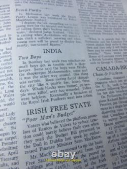 Volume Relié de TIME Magazine Avril-Juin 1932 Rare Original