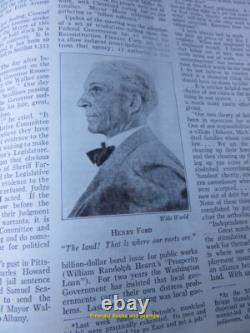 Volume Relié de TIME Magazine Avril-Juin 1932 Rare Original