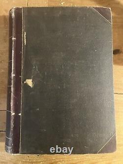 Volume relié de Harper's Weekly de 1871 de Thomas Nast sur l'incendie de Chicago. 1216 pages.