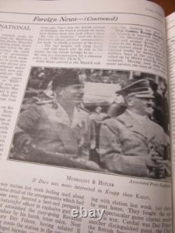 Volume relié de TIME Magazine Octobre-Décembre 1937 Original rare