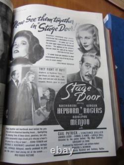 Volume relié de TIME Magazine Octobre-Décembre 1937 Original rare