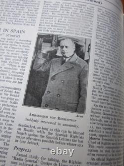 Volume relié de TIME Magazine Octobre-Décembre 1937 Original rare