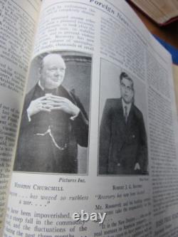 Volume relié de TIME Magazine Octobre-Décembre 1937 Original rare