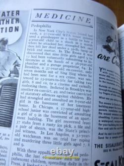 Volume relié du magazine TIME Juillet-Septembre 1937 Rare Original