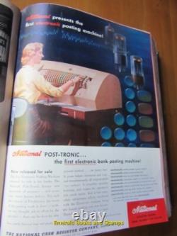 Volume relié original de TIME Magazine avril-juin 1957 capsule temporelle rare