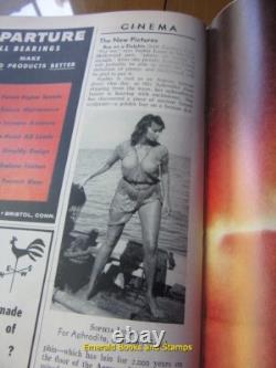 Volume relié original de TIME Magazine avril-juin 1957 capsule temporelle rare