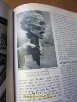 Volume relié original de TIME Magazine avril-juin 1957 capsule temporelle rare