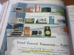 Volume relié original de TIME Magazine avril-juin 1957 capsule temporelle rare