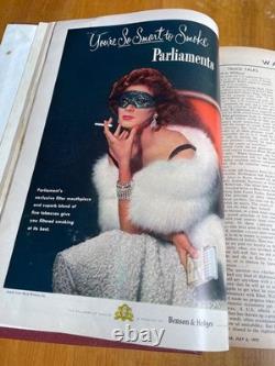 Volume relié original de TIME Magazine juillet-septembre 1953 capsule temporelle rare