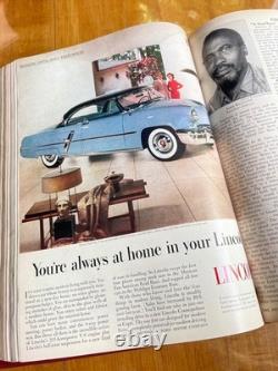 Volume relié original de TIME Magazine juillet-septembre 1953 capsule temporelle rare