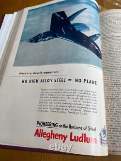 Volume relié original du magazine TIME, janvier-mars 1953, rare capsule temporelle