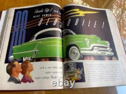 Volume relié original du magazine TIME, janvier-mars 1953, rare capsule temporelle