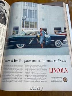 Volume relié original du magazine TIME, janvier-mars 1953, rare capsule temporelle