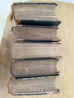 Volumes reliés rares et anciens du Harper's New Monthly Magazine (5 livres) - XIXe siècle