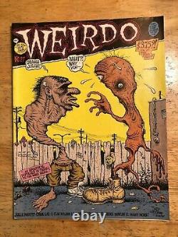 Weirdo Magazine Lot Près De L'ensemble Complet Robert Crumb Dernier Gaz Sous Comix