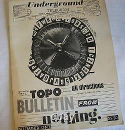 William S Burroughs Souterrain Magazine Municipal From Nothing No 1 Rare 1965