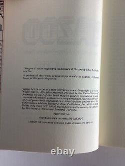 Willie Morris, Yazoo. 1971. Édition originale signée, livre relié avec jaquette. TRÈS BON ÉTAT