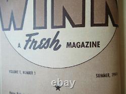 Wink Magazine Volume 1 Numéro 1 1944 Premier Numéro Rare