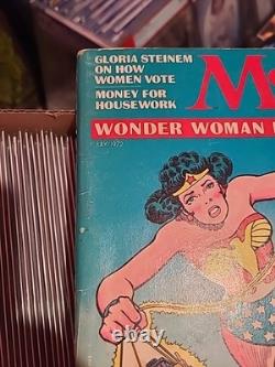 Wonder Woman Pour Présidente Ms. Magazine Juillet 1972 Vol 1 No 1 Steinem Féminisme