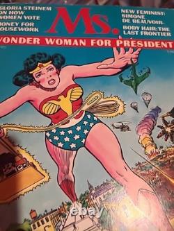 Wonder Woman Pour Présidente Ms. Magazine Juillet 1972 Vol 1 No 1 Steinem Féminisme