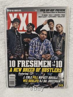 XXL Magazine Freshman 2010 Nipsey Hussle, Wiz Khalifa, J. Cole, Fashawn